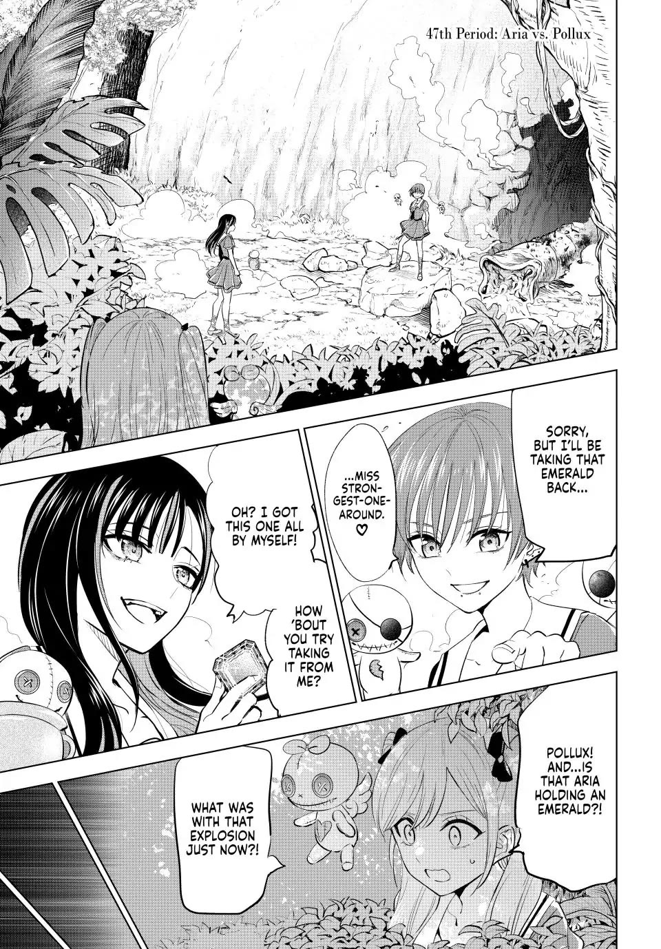 Kuroneko to Majo no Kyoushitsu Chapter 47 page 1 - Chapter 47: Aria vs. Pollux