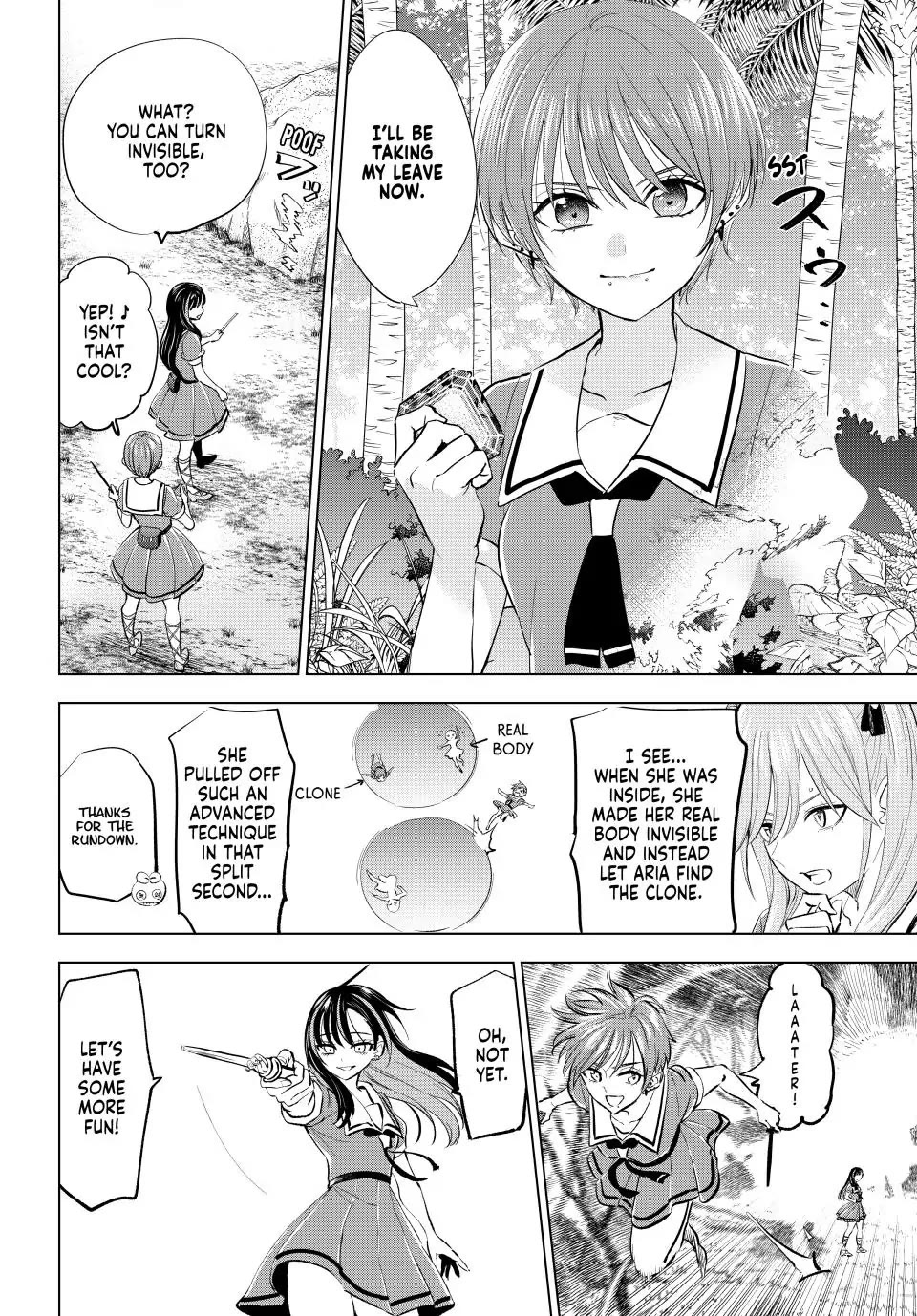 Kuroneko to Majo no Kyoushitsu Chapter 47 page 14 - Chapter 47: Aria vs. Pollux