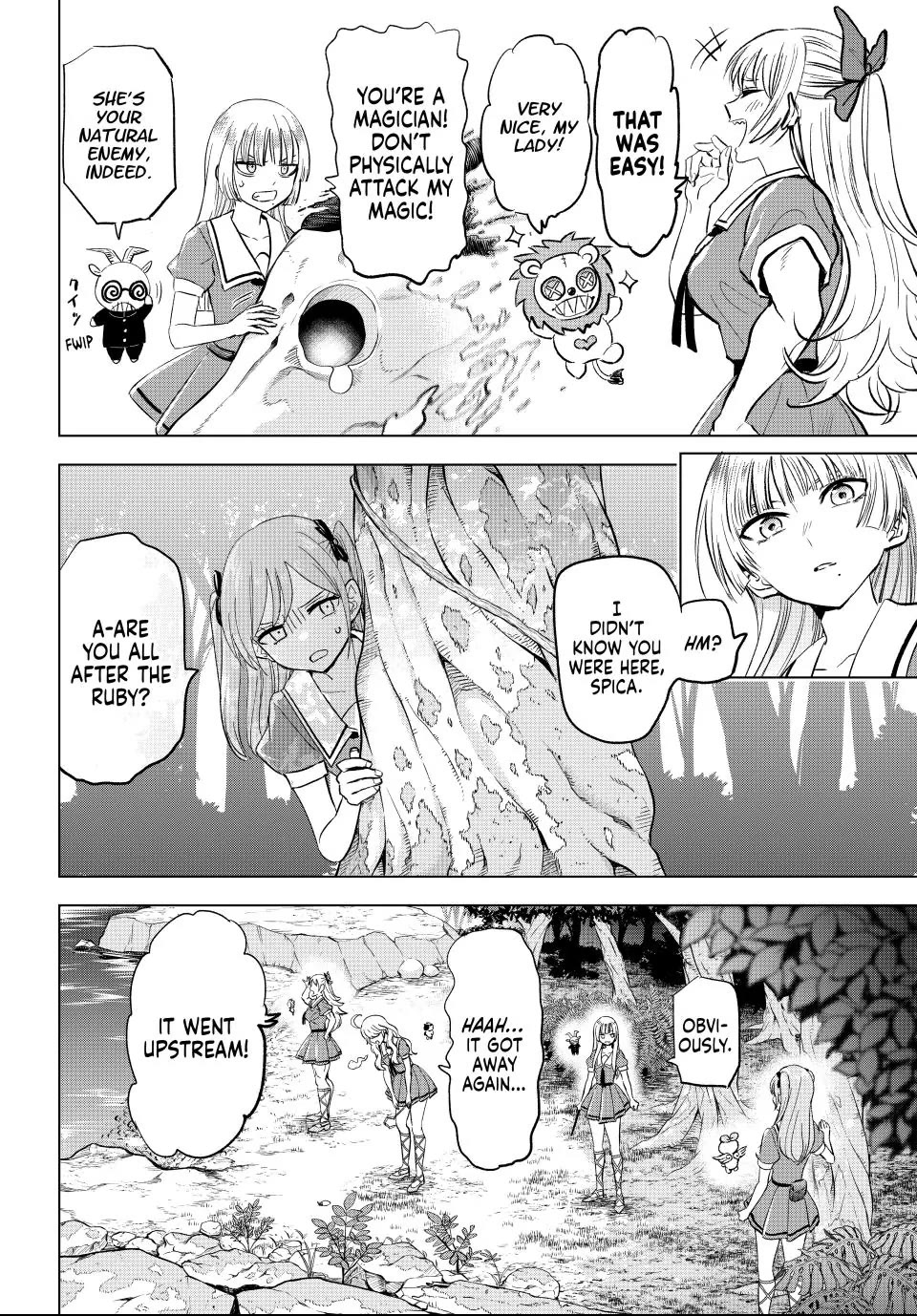 Kuroneko to Majo no Kyoushitsu Chapter 49 page 12 - Chapter 49: Race to the Ruby