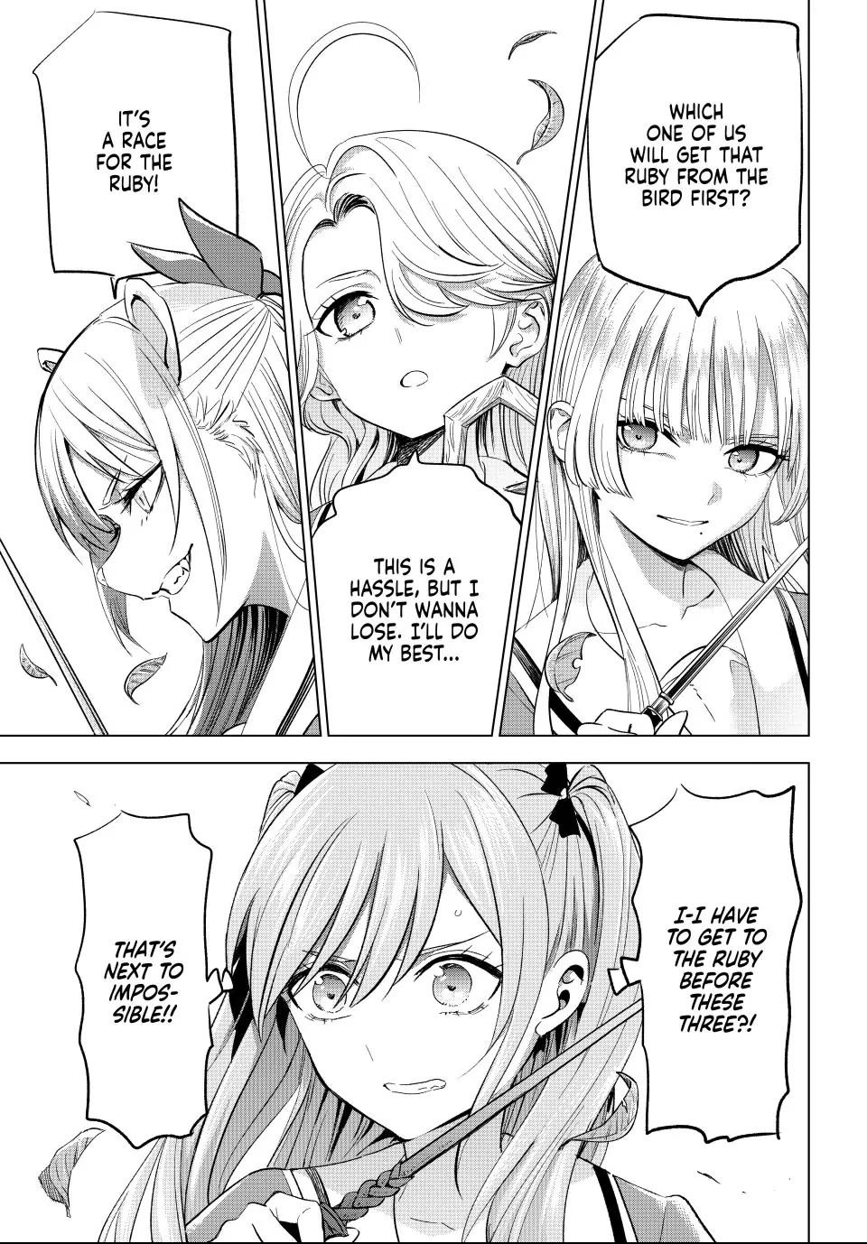Kuroneko to Majo no Kyoushitsu Chapter 49 page 13 - Chapter 49: Race to the Ruby
