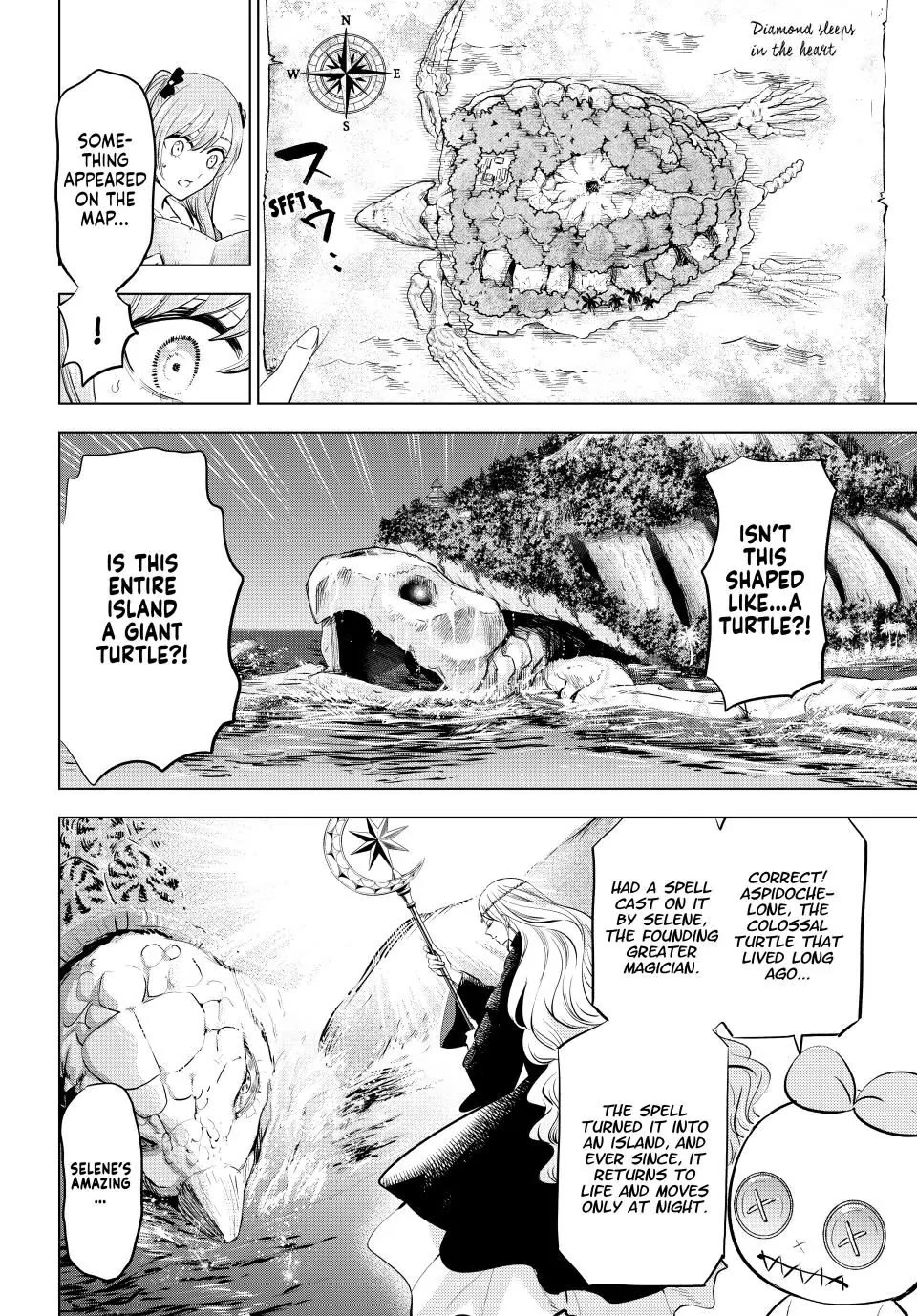 Kuroneko to Majo no Kyoushitsu Chapter 52 page 2 - Chapter 52: Aspidochelone Island