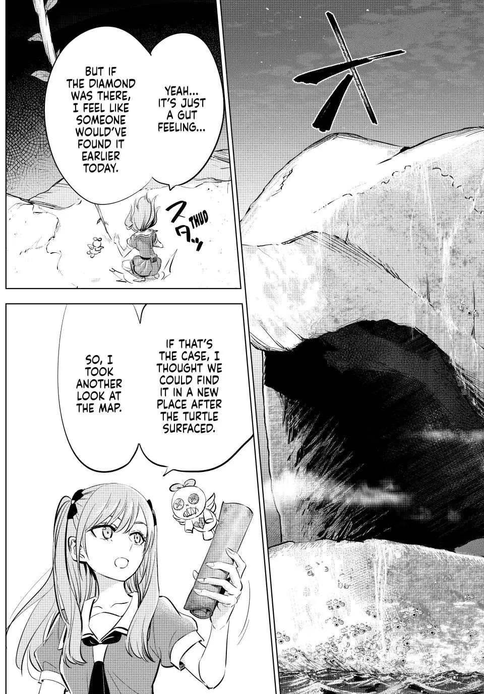 Kuroneko to Majo no Kyoushitsu Chapter 52 page 23 - Chapter 52: Aspidochelone Island