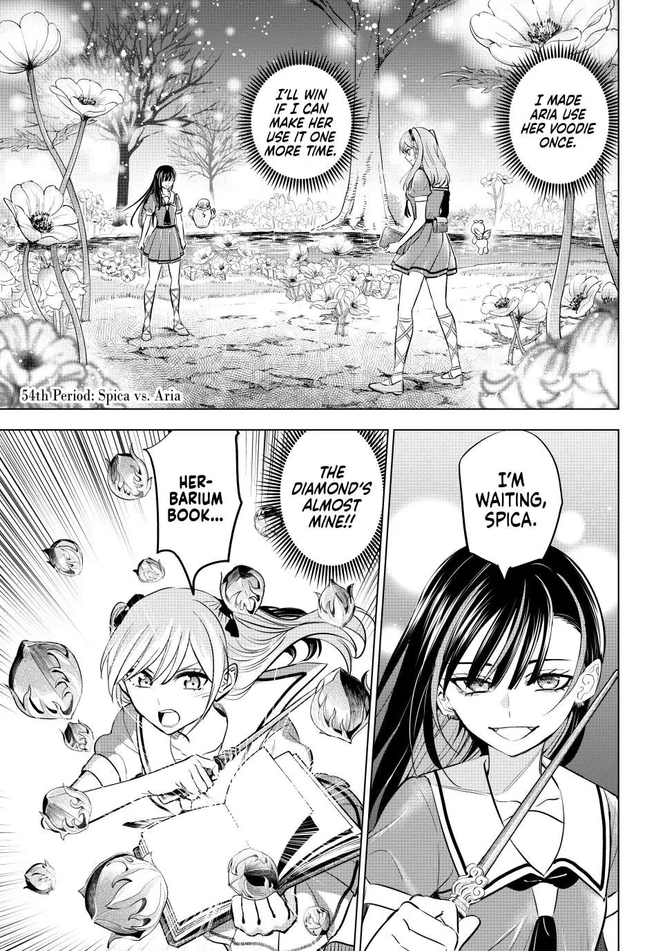 Kuroneko to Majo no Kyoushitsu Chapter 54 page 1 - Chapter 54: Spica vs. Aria