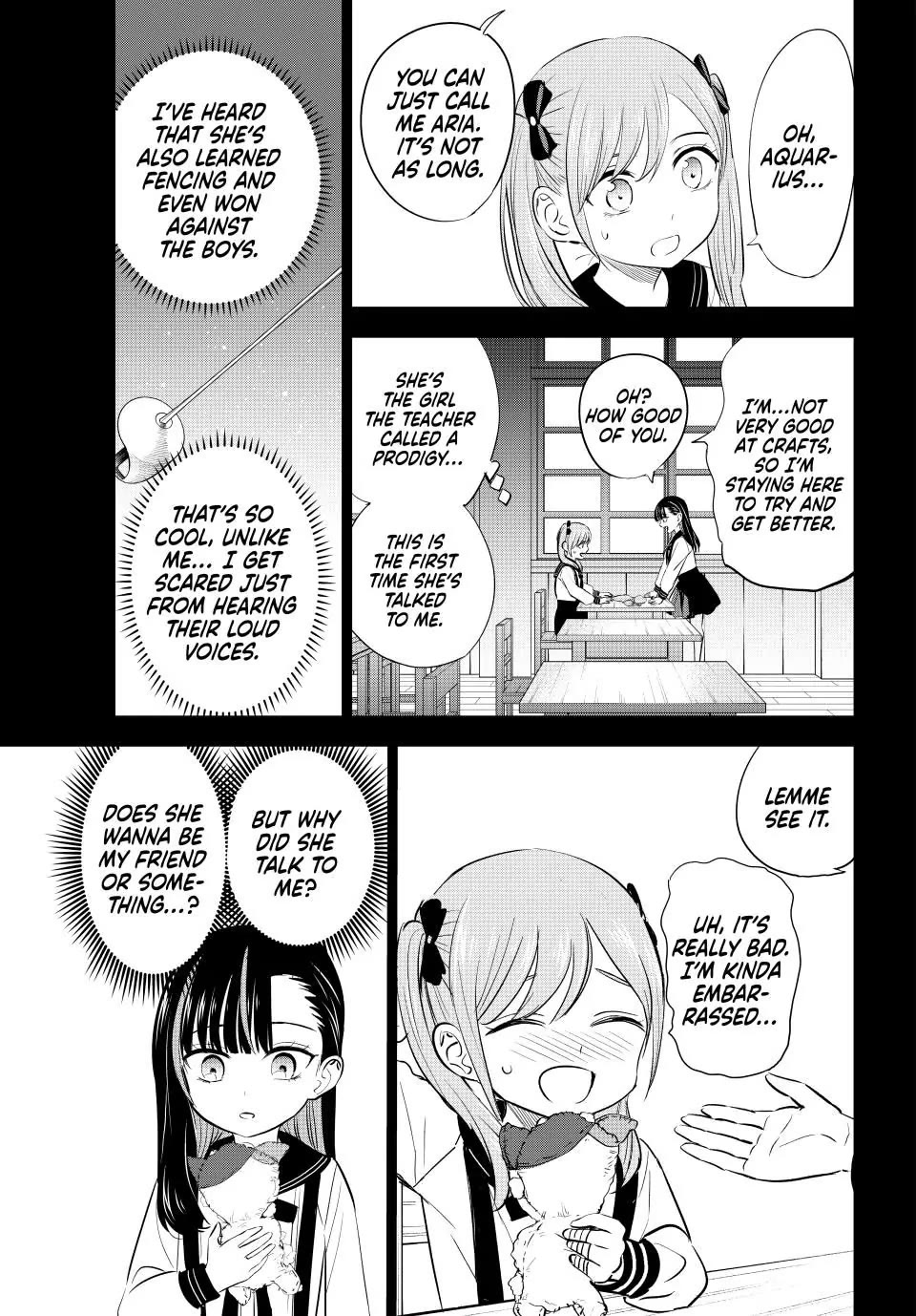 Kuroneko to Majo no Kyoushitsu Chapter 54 page 13 - Chapter 54: Spica vs. Aria