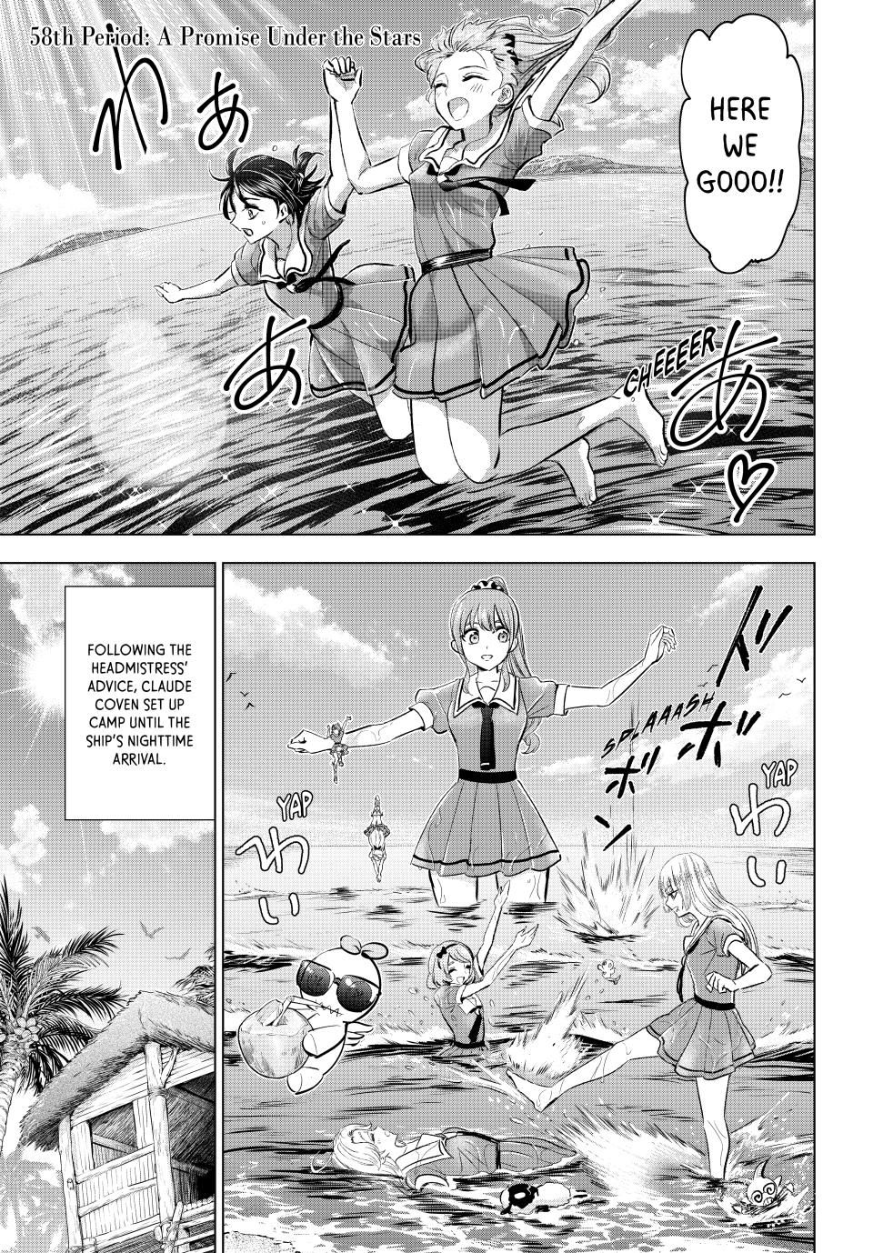 Kuroneko to Majo no Kyoushitsu Chapter 58 page 1 - Chapter 58: A Promise Under the Stars