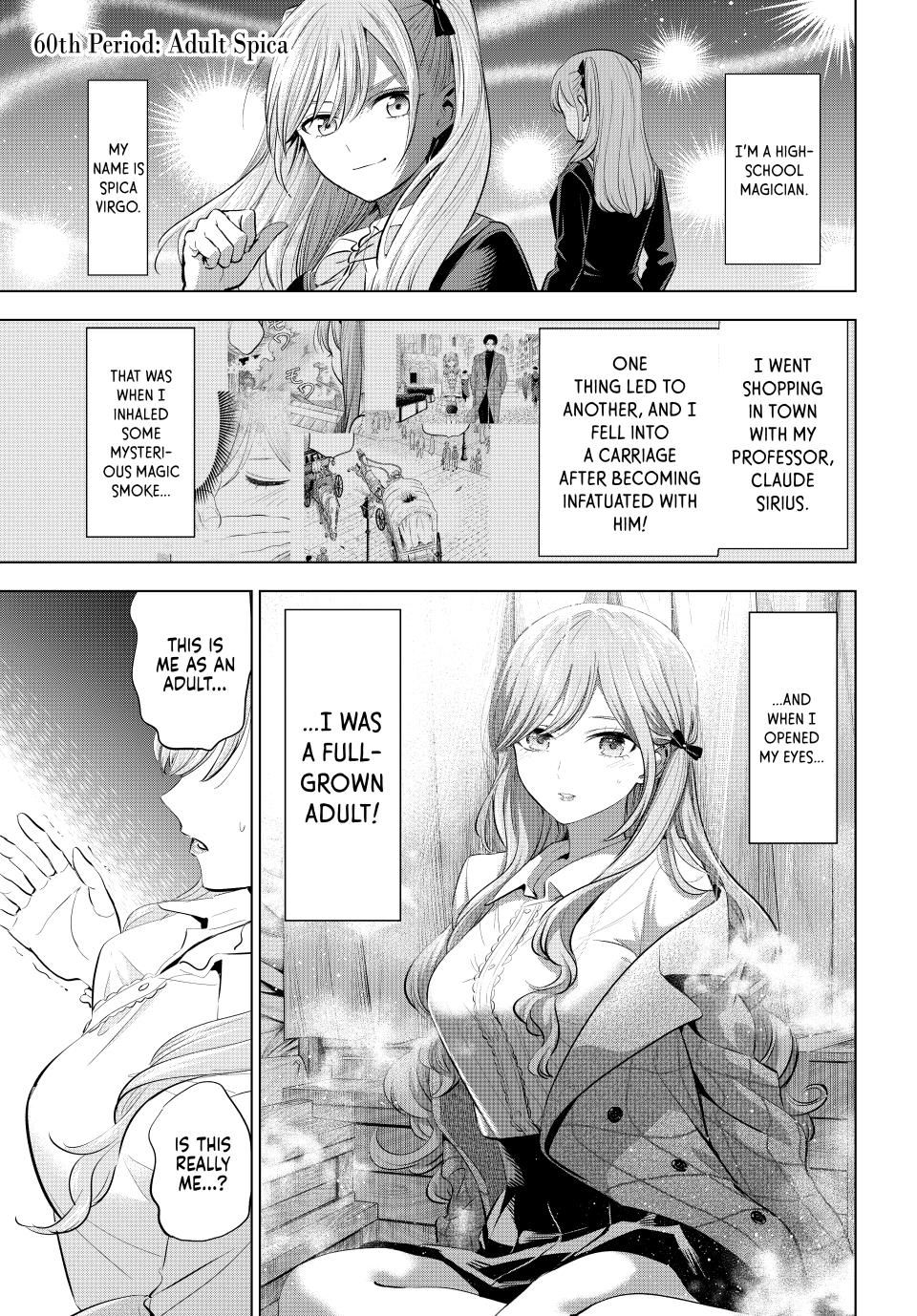 Kuroneko to Majo no Kyoushitsu Chapter 60 page 1 - Chapter 60: 60th Period: Adult Spica