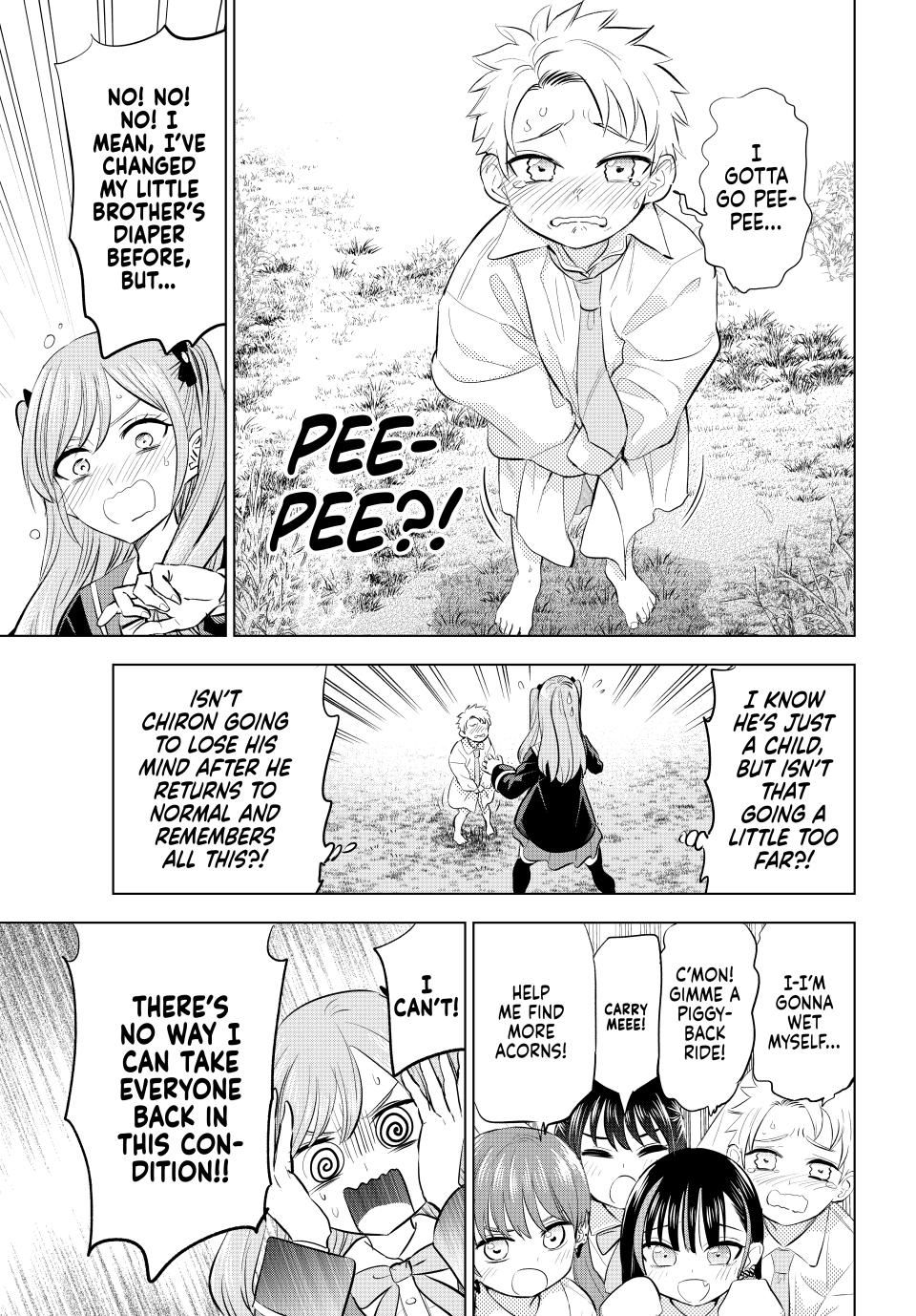 Kuroneko to Majo no Kyoushitsu Chapter 62 page 19 - Chapter 62: Kids’ Panic