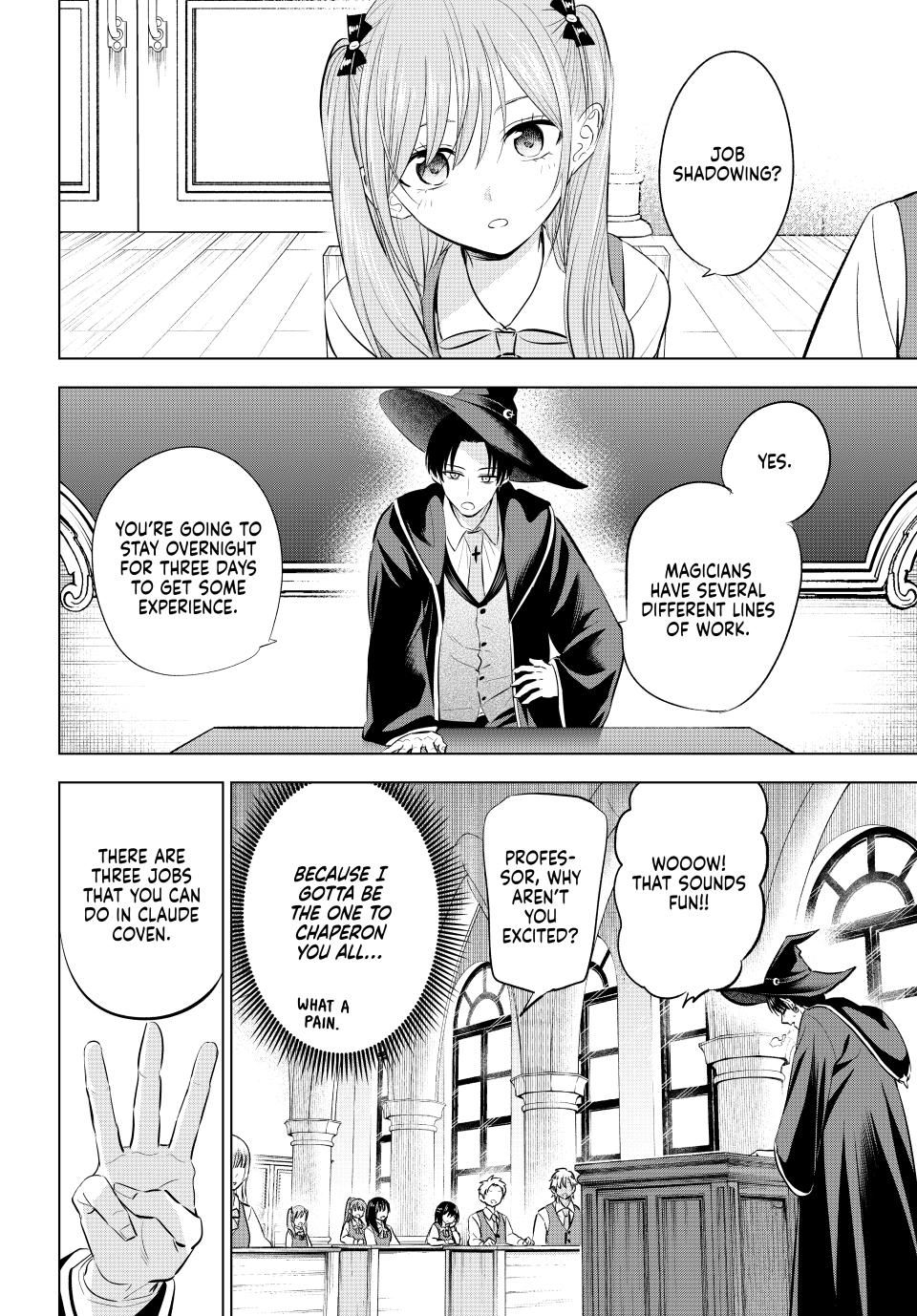 Kuroneko to Majo no Kyoushitsu Chapter 64 page 2 - Chapter 64: Job Shadowing