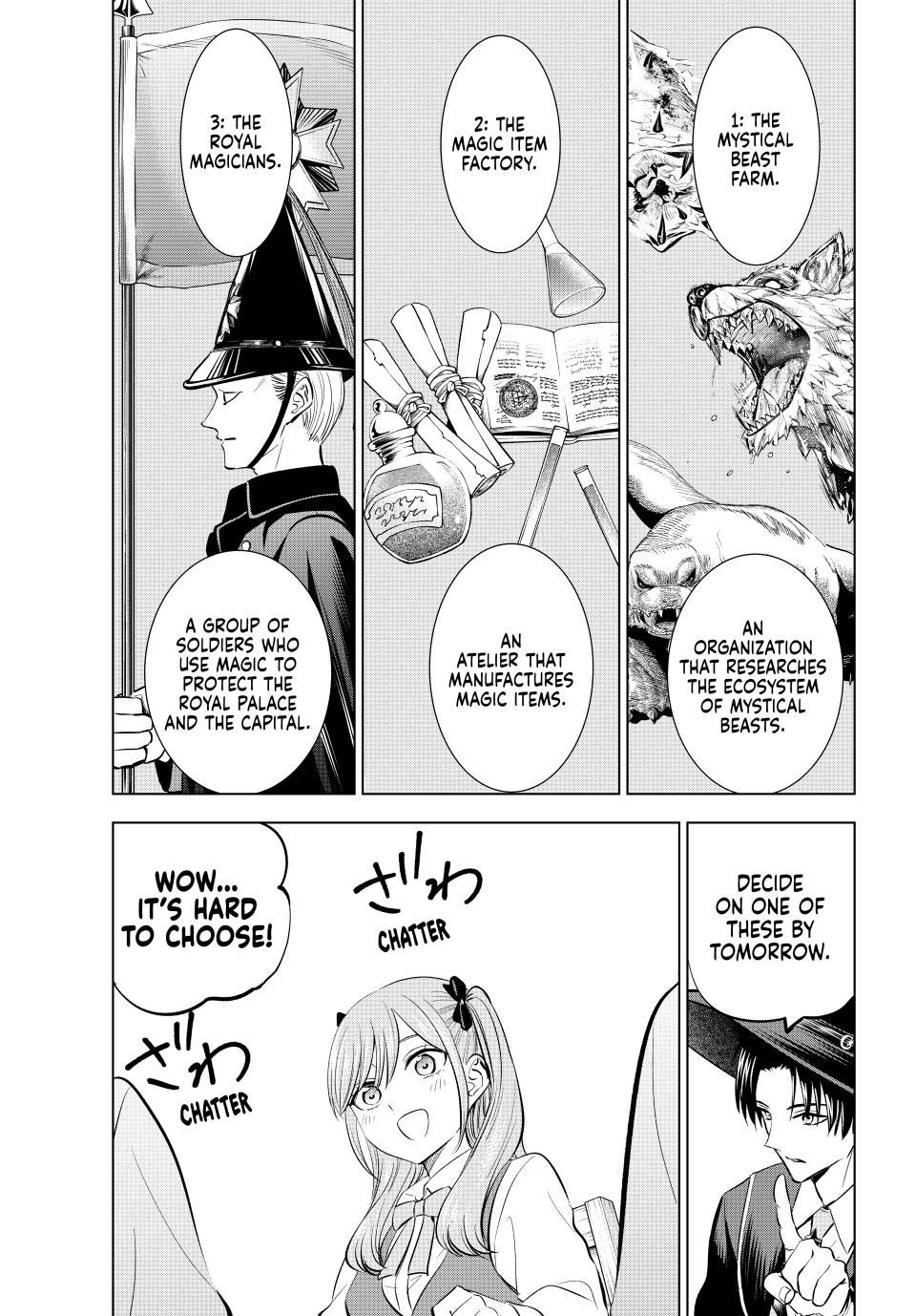 Kuroneko to Majo no Kyoushitsu Chapter 64 page 3 - Chapter 64: Job Shadowing