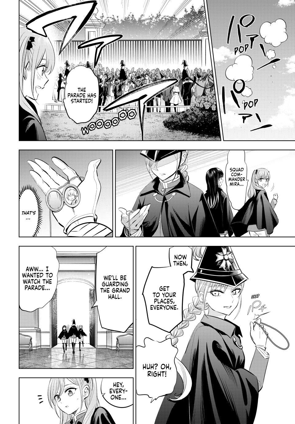 Kuroneko to Majo no Kyoushitsu Chapter 66 page 14 - Chapter 66: Palace Defense