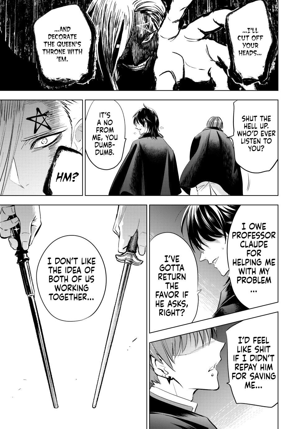 Kuroneko to Majo no Kyoushitsu Chapter 69 page 21 - Chapter 69: Claude vs. Haut