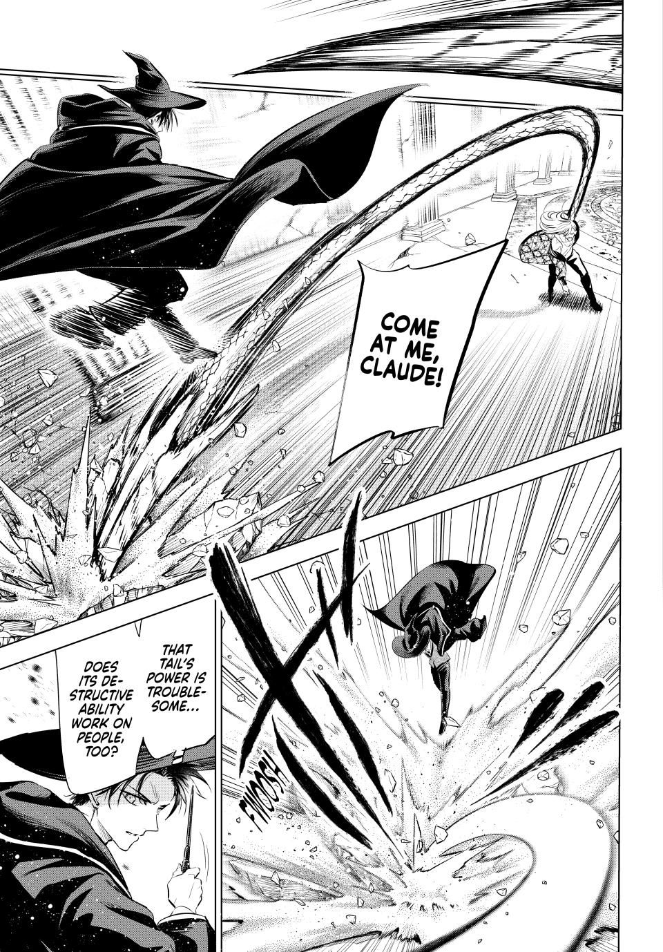 Kuroneko to Majo no Kyoushitsu Chapter 69 page 3 - Chapter 69: Claude vs. Haut