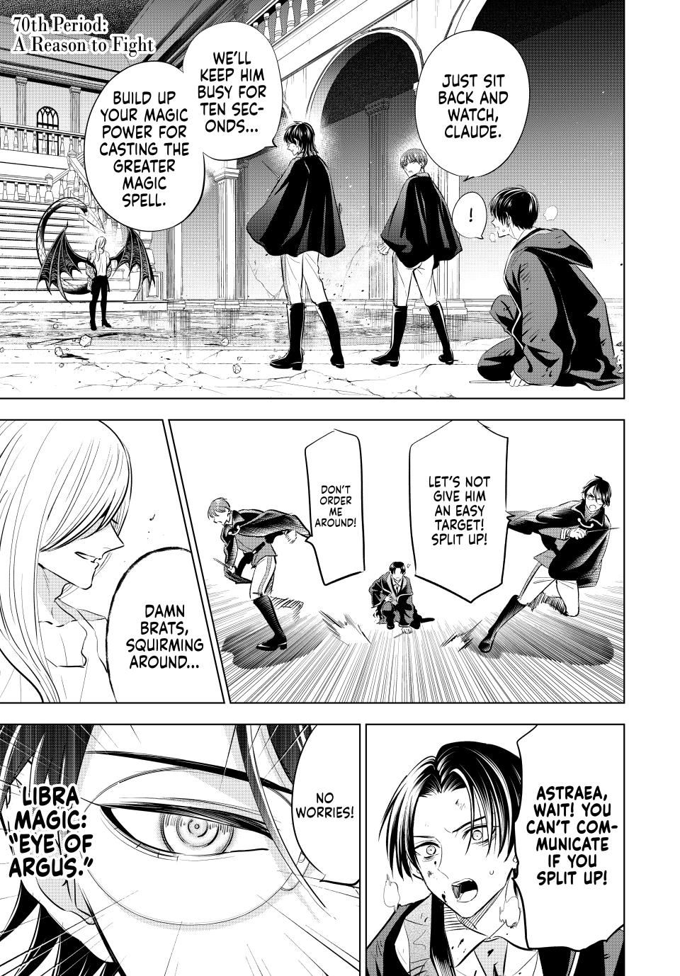 Kuroneko to Majo no Kyoushitsu Chapter 70 page 1 - Chapter 70: A Reason to Fight