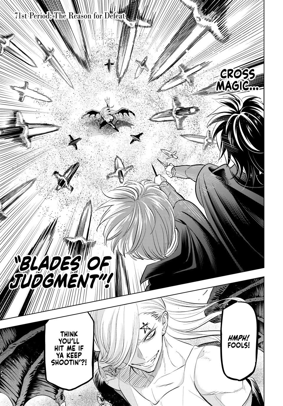 Kuroneko to Majo no Kyoushitsu Chapter 71 page 1 - Chapter 71: The Reason for Defeat
