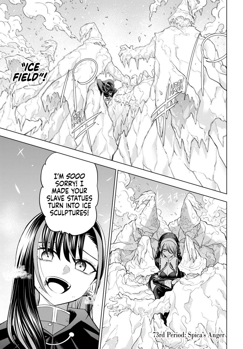 Kuroneko to Majo no Kyoushitsu Chapter 73 page 1 - Chapter 73: Spica’s Anger