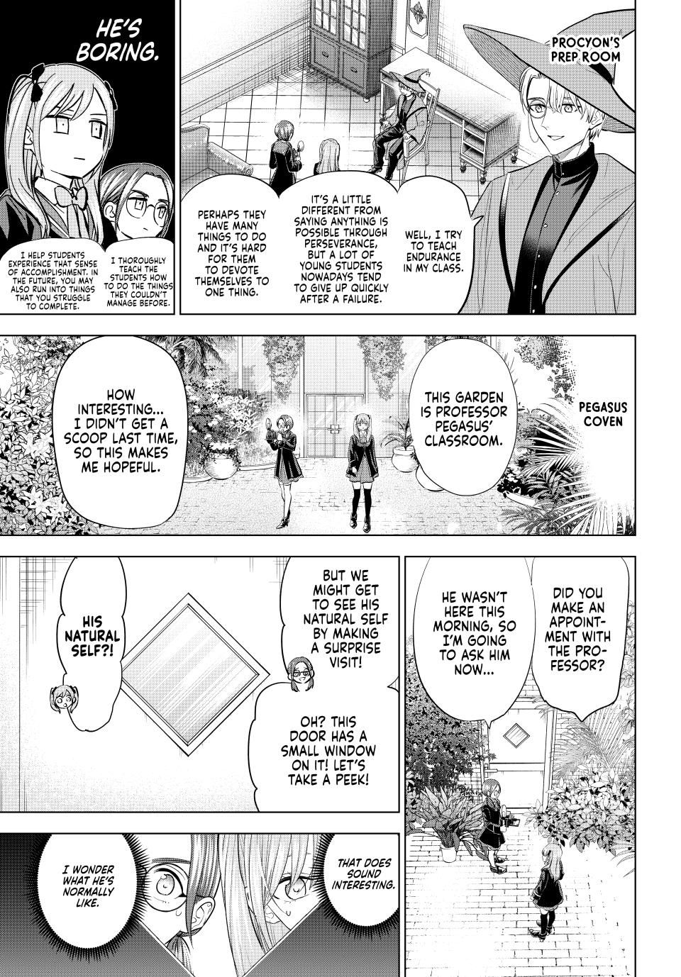 Kuroneko to Majo no Kyoushitsu Chapter 82 page 11 - Chapter 82: The Scoop on the Professors!