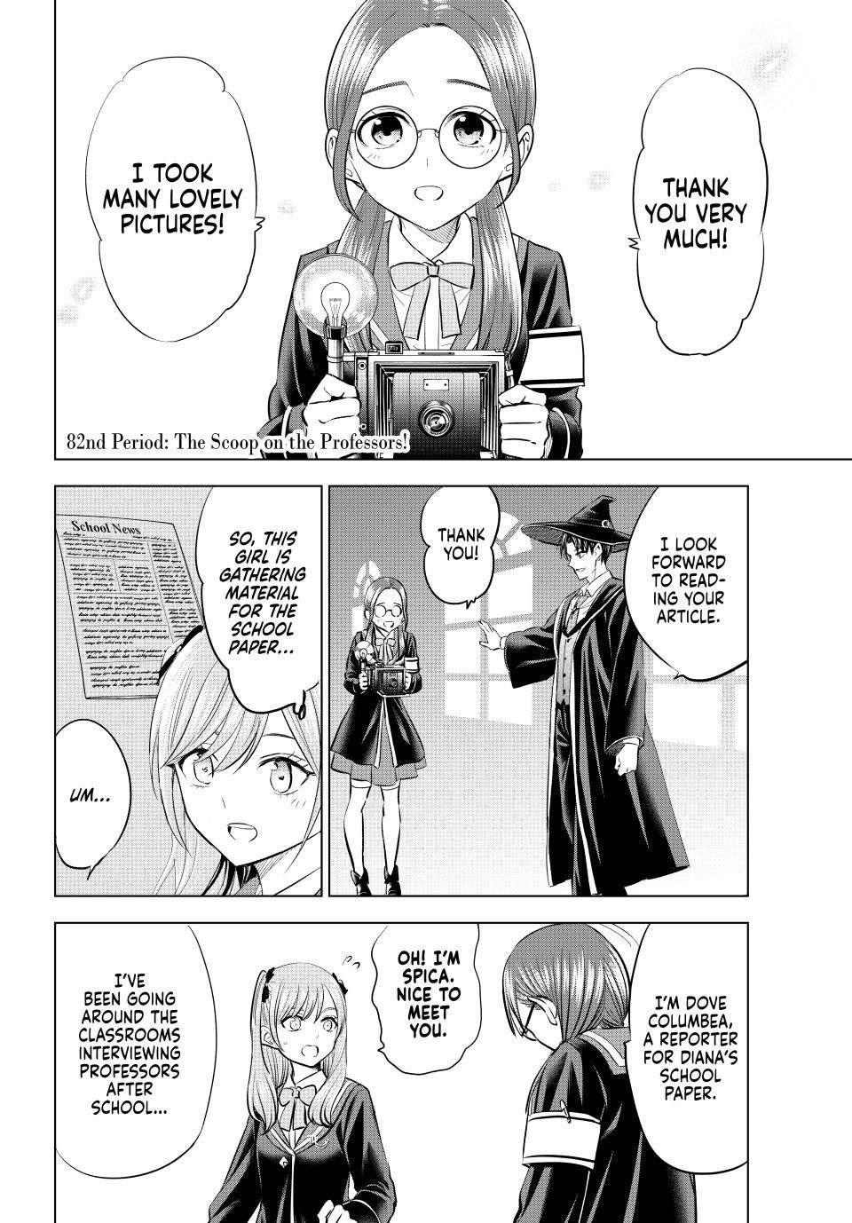 Kuroneko to Majo no Kyoushitsu Chapter 82 page 2 - Chapter 82: The Scoop on the Professors!