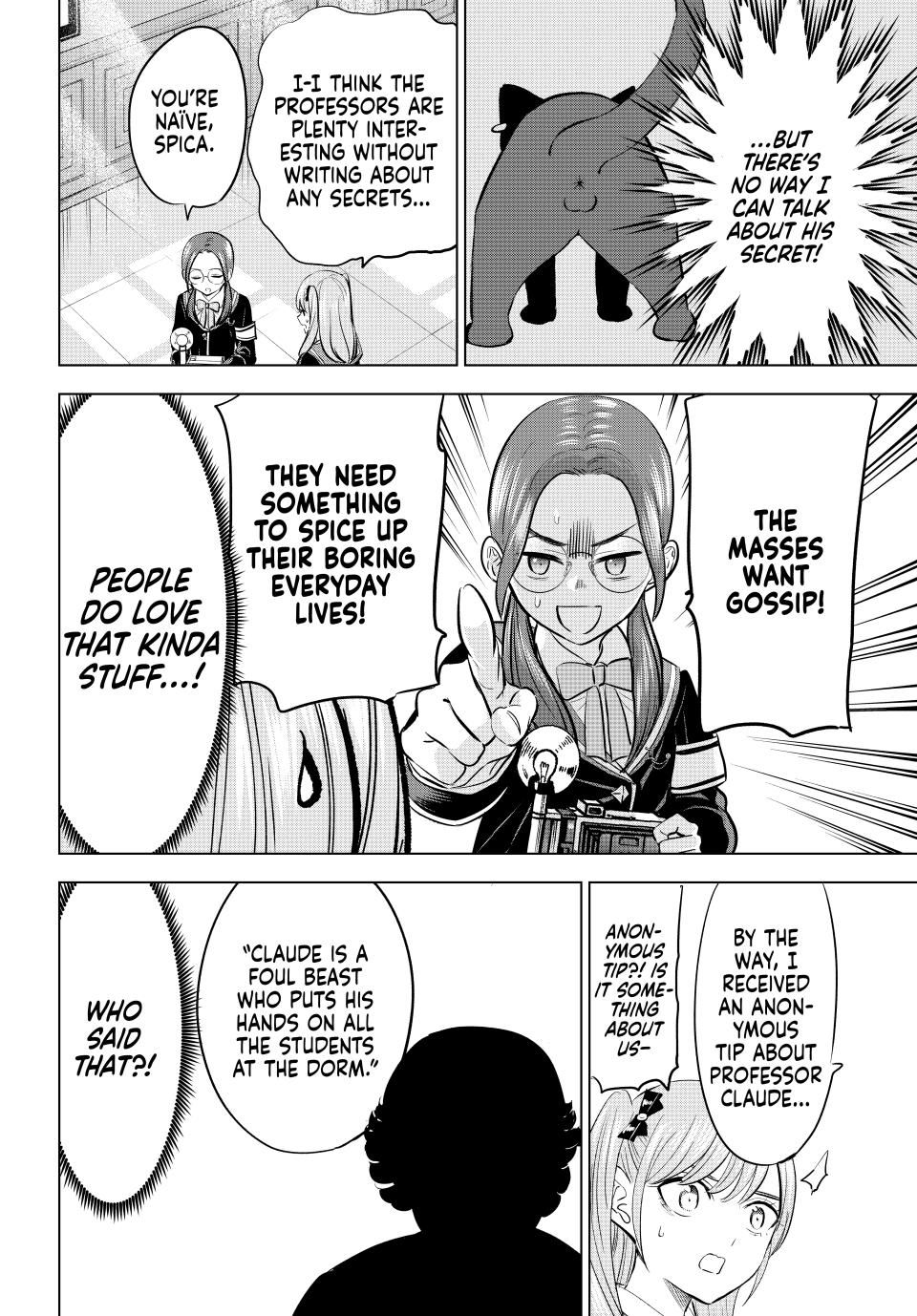 Kuroneko to Majo no Kyoushitsu Chapter 82 page 4 - Chapter 82: The Scoop on the Professors!