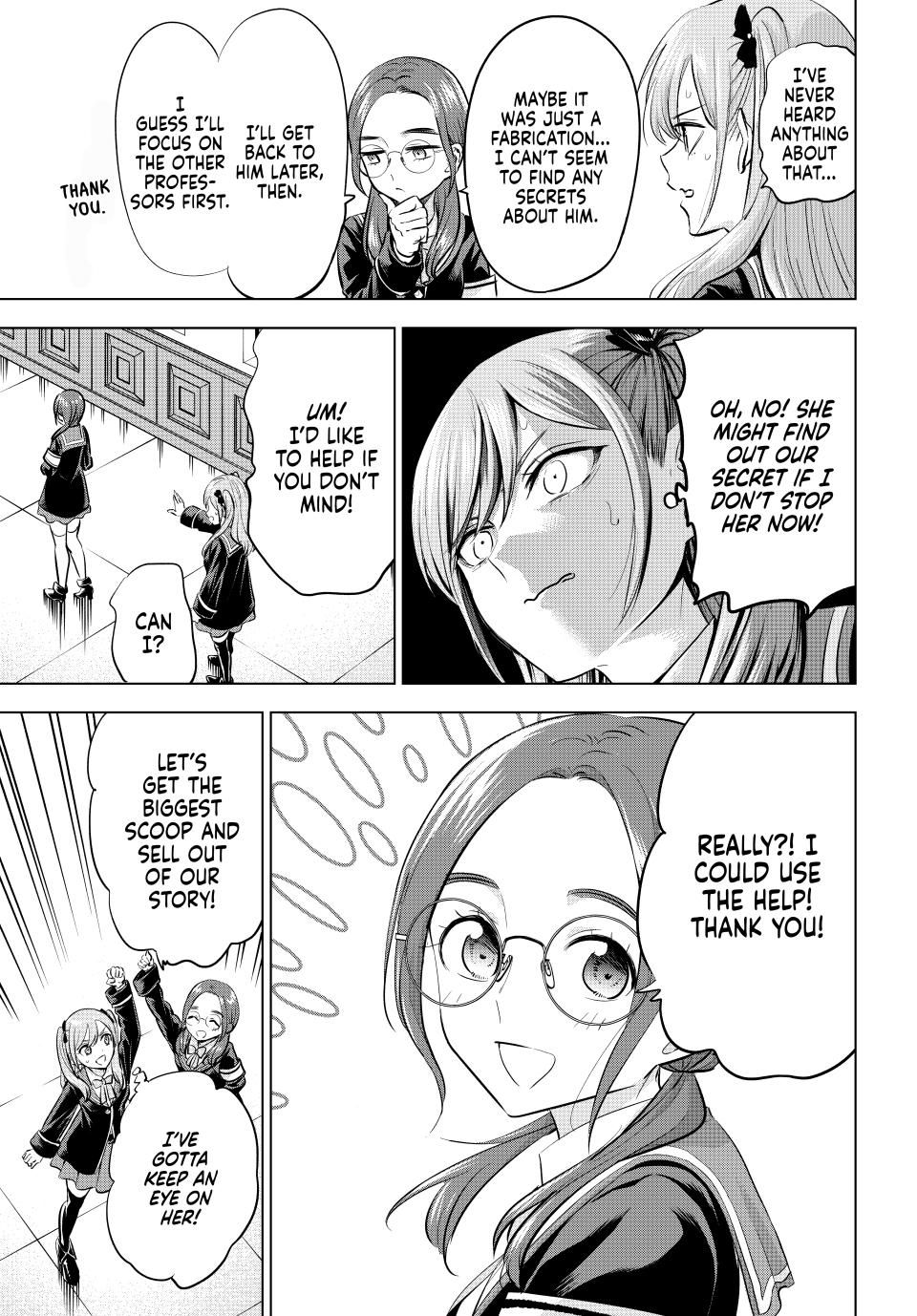 Kuroneko to Majo no Kyoushitsu Chapter 82 page 5 - Chapter 82: The Scoop on the Professors!