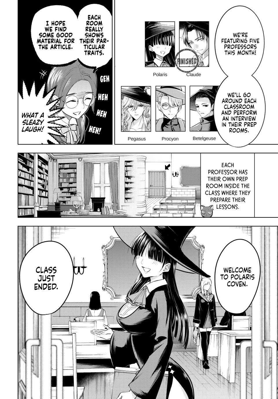 Kuroneko to Majo no Kyoushitsu Chapter 82 page 6 - Chapter 82: The Scoop on the Professors!