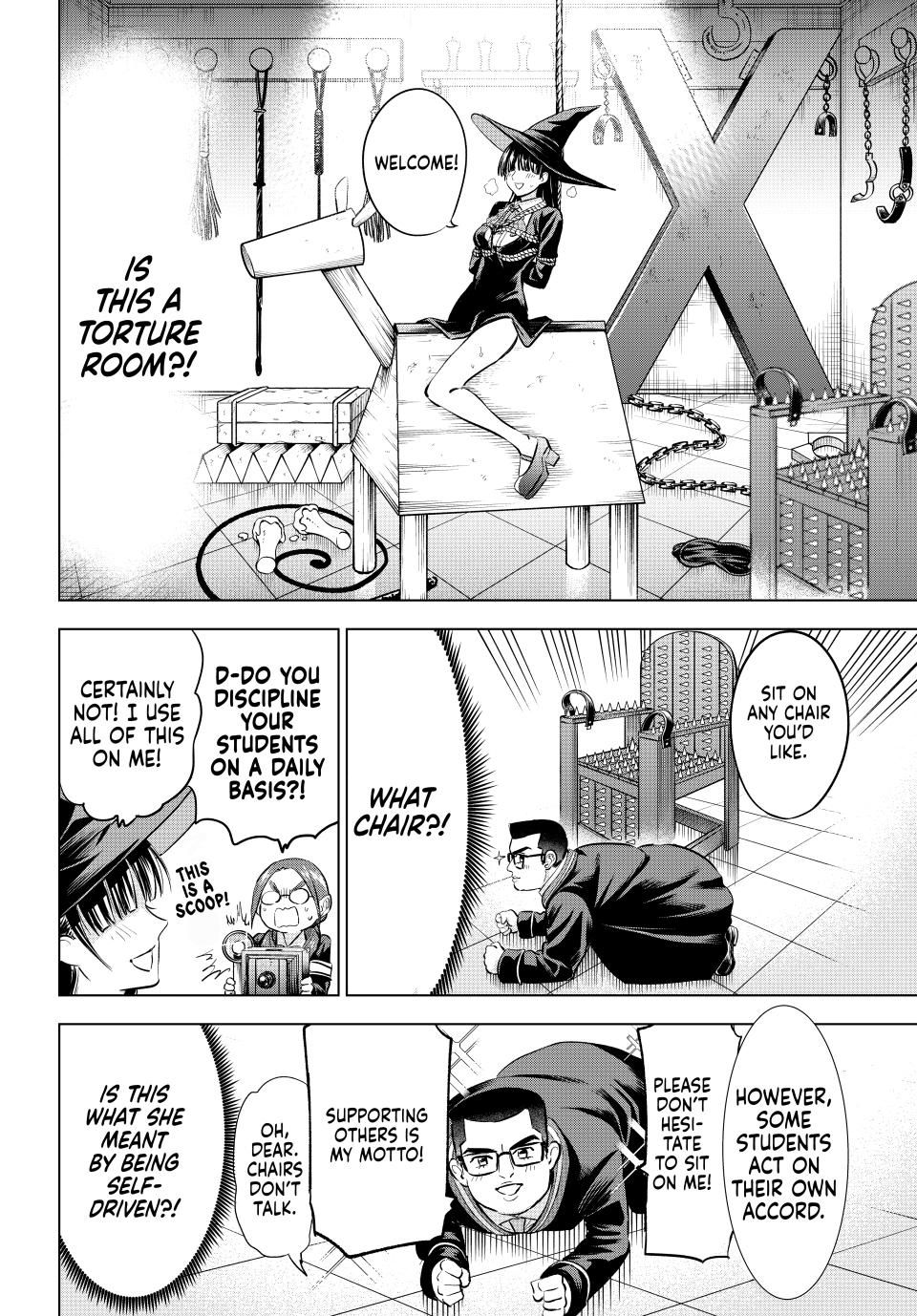 Kuroneko to Majo no Kyoushitsu Chapter 82 page 8 - Chapter 82: The Scoop on the Professors!