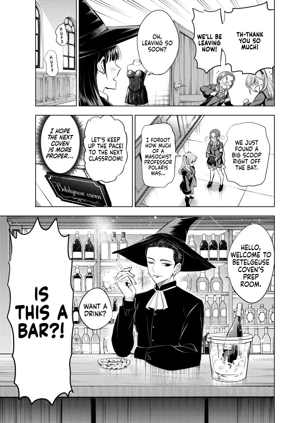 Kuroneko to Majo no Kyoushitsu Chapter 82 page 9 - Chapter 82: The Scoop on the Professors!
