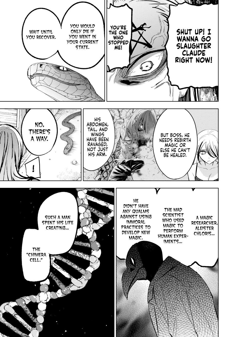 Kuroneko to Majo no Kyoushitsu Chapter 83 page 7 - Chapter 83: Chimera