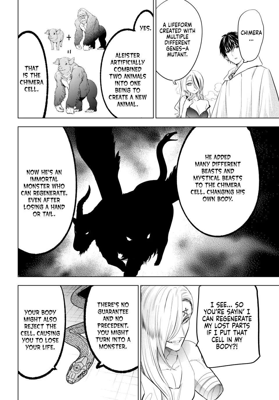 Kuroneko to Majo no Kyoushitsu Chapter 83 page 8 - Chapter 83: Chimera