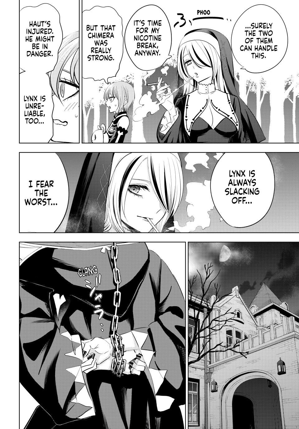 Kuroneko to Majo no Kyoushitsu Chapter 84 page 20 - Chapter 84: The Order vs. Aleister