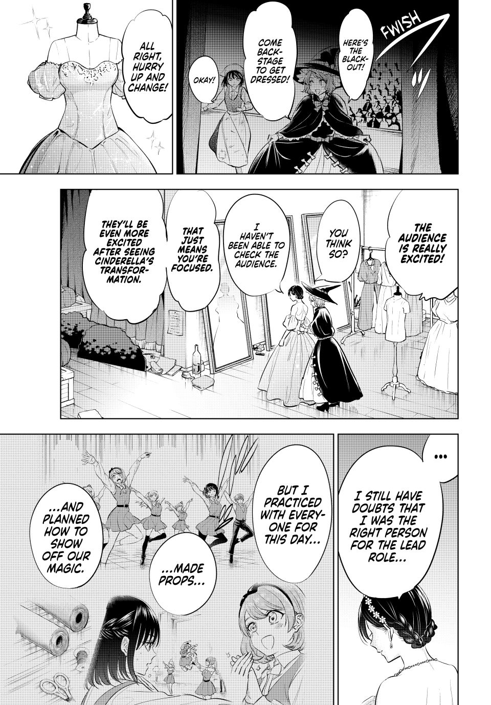 Kuroneko to Majo no Kyoushitsu Chapter 94 page 15 - Chapter 94: Making of Cinderella