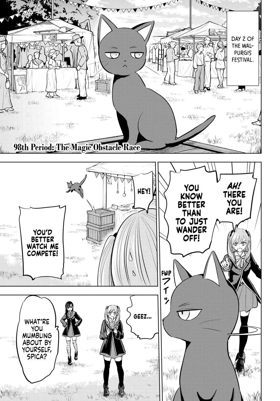 Kuroneko to Majo no Kyoushitsu Chapter 98 page 1 - Chapter 98