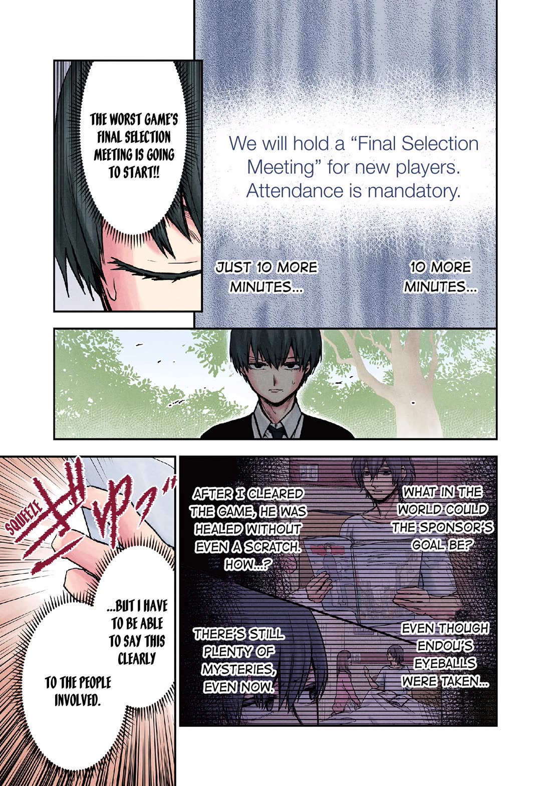 Kuronou Syndrome Chapter 12 page 4 - Chapter 12: Final Selection Meeting
