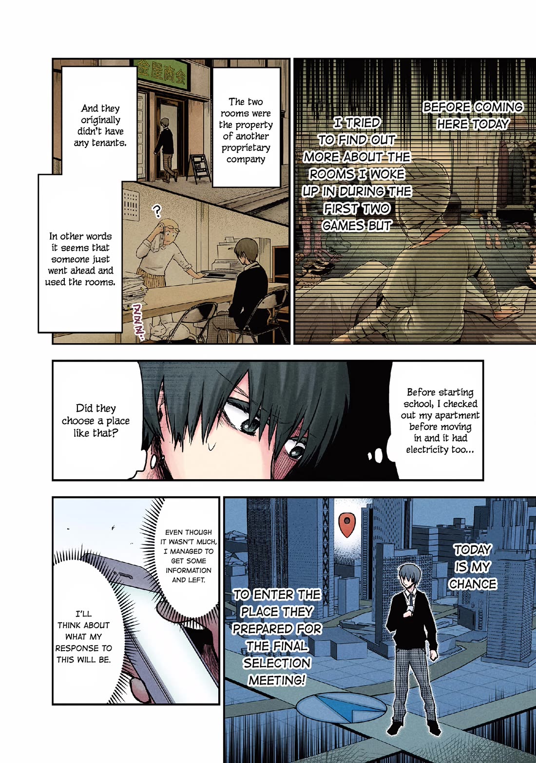 Kuronou Syndrome Chapter 12 page 7 - Chapter 12: Final Selection Meeting