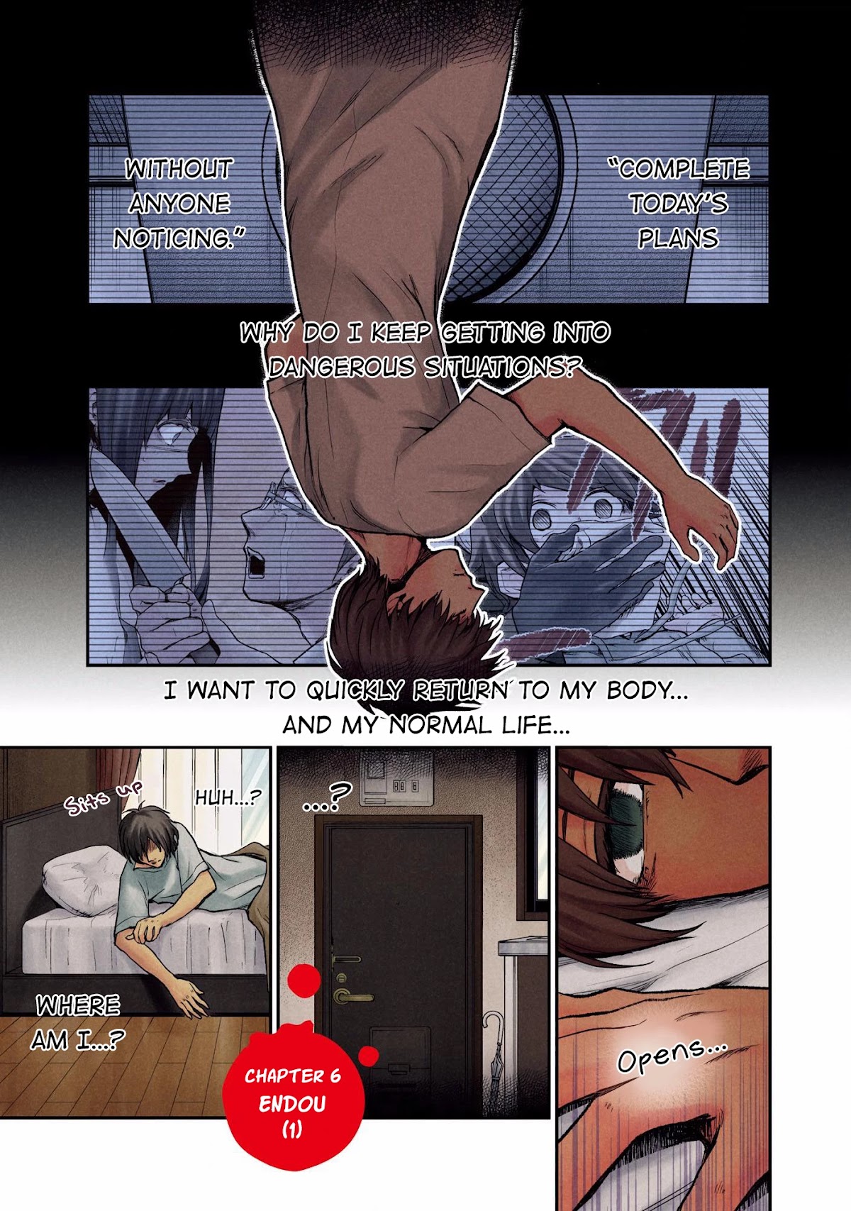 Kuronou Syndrome Chapter 6 page 1 - Chapter 6: Endou (1)