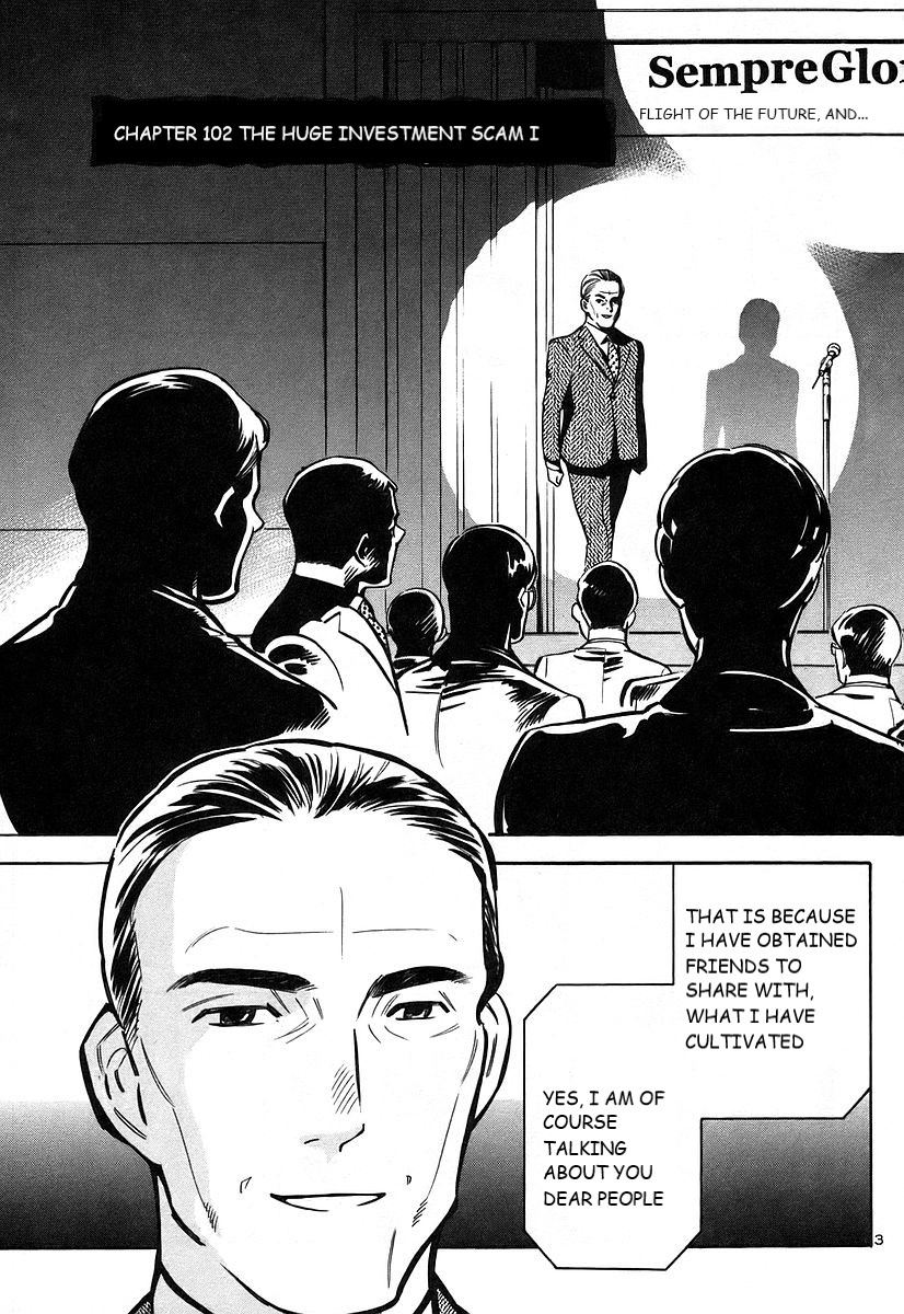 Kurosagi Chapter 102 page 4 - Chapter 102: The Huge Investment Scam I
