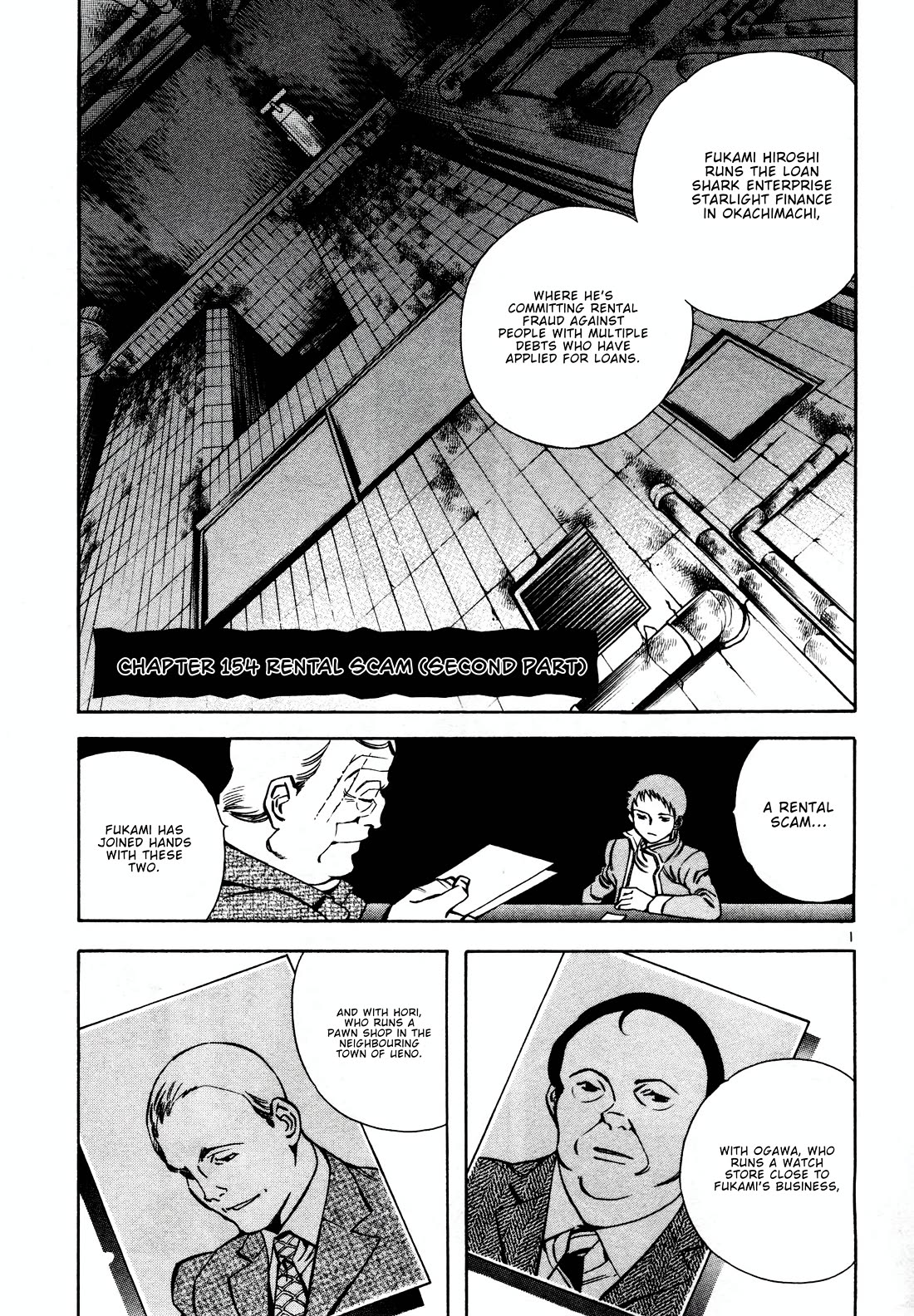 Kurosagi Chapter 154 page 1 - Chapter 154: Rental Scam (Second Part)