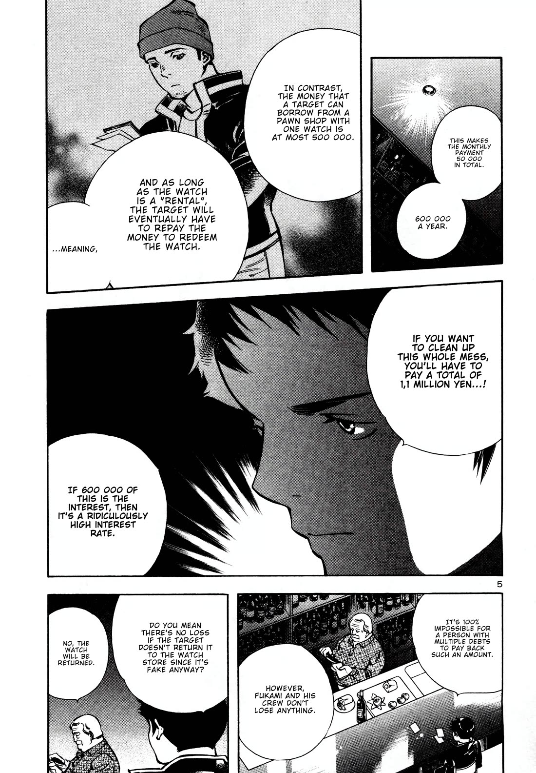 Kurosagi Chapter 154 page 5 - Chapter 154: Rental Scam (Second Part)