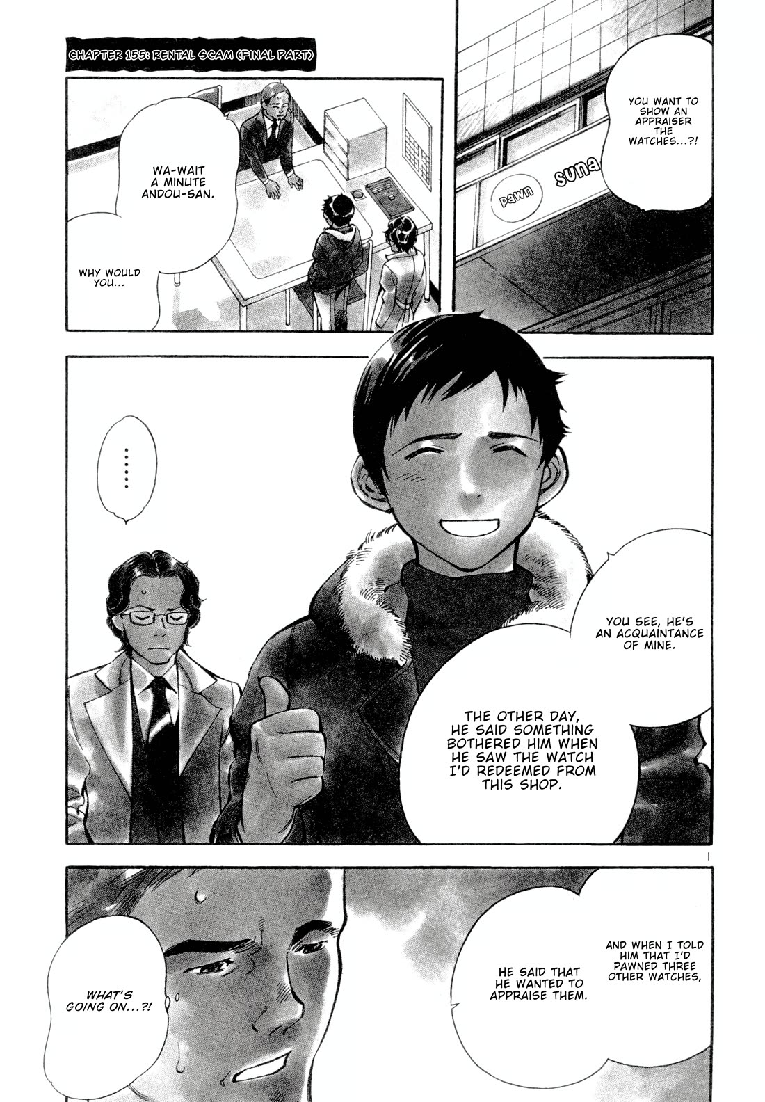 Kurosagi Chapter 155 page 1 - Chapter 155: Rental Scam (Final Part)