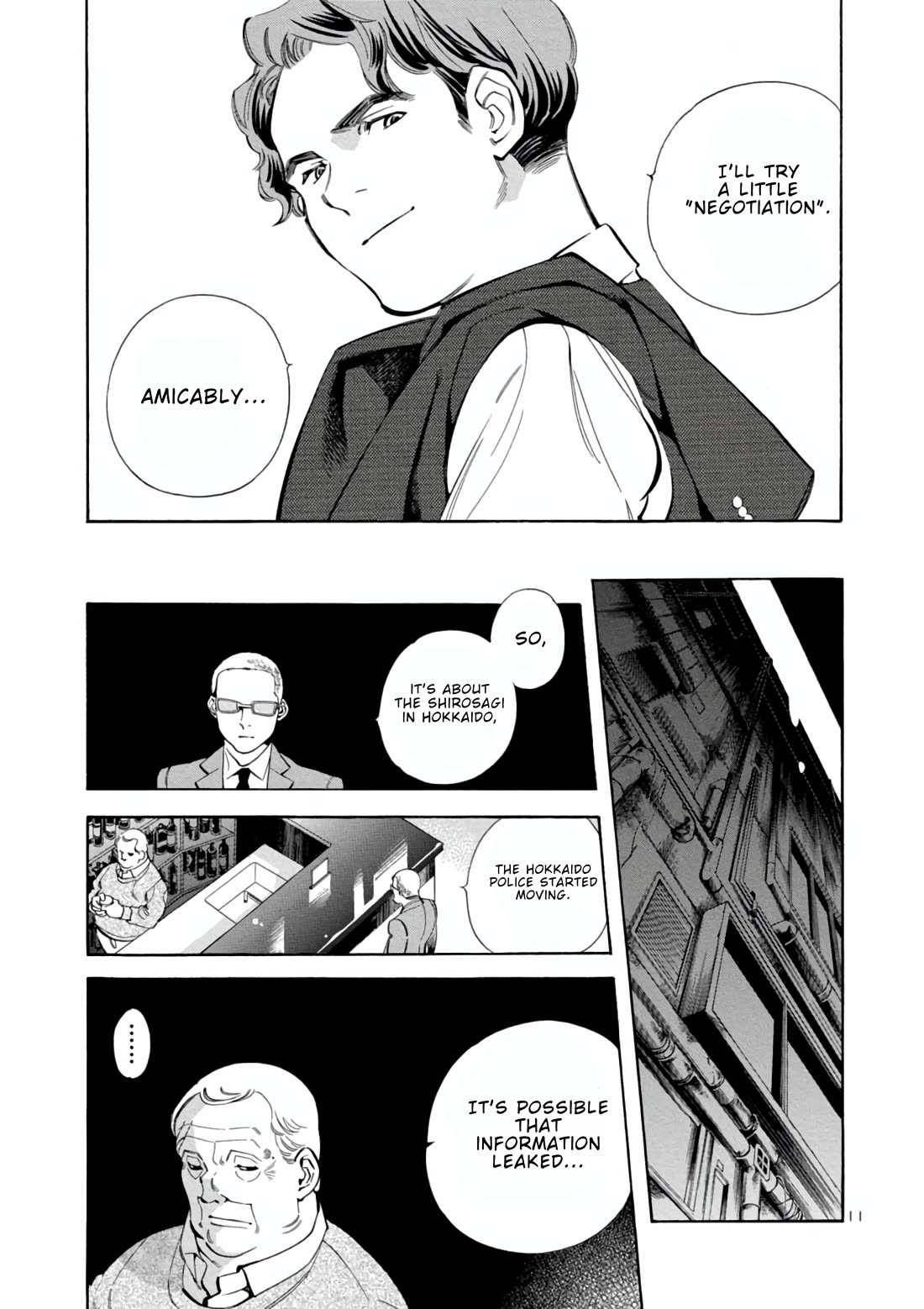 Kurosagi Chapter 158 page 11 - Chapter 158: Corporation Con III