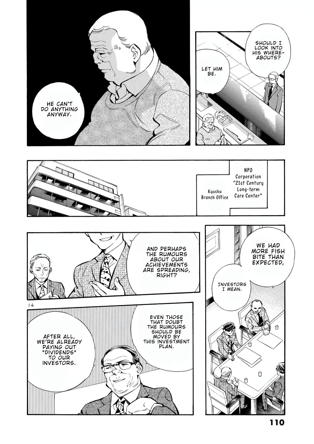 Kurosagi Chapter 158 page 14 - Chapter 158: Corporation Con III