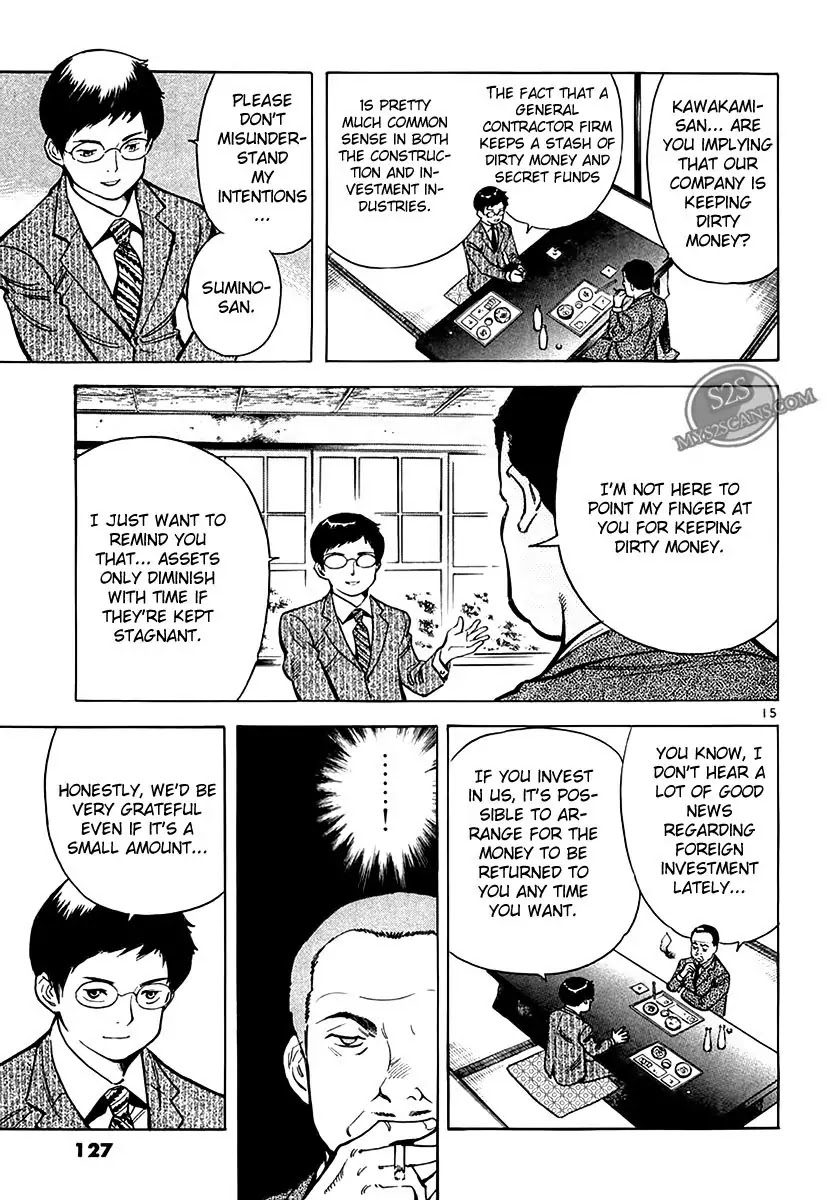 Kurosagi Chapter 49 page 15 - Chapter 49: Oda Reflux Fund Fraud 3