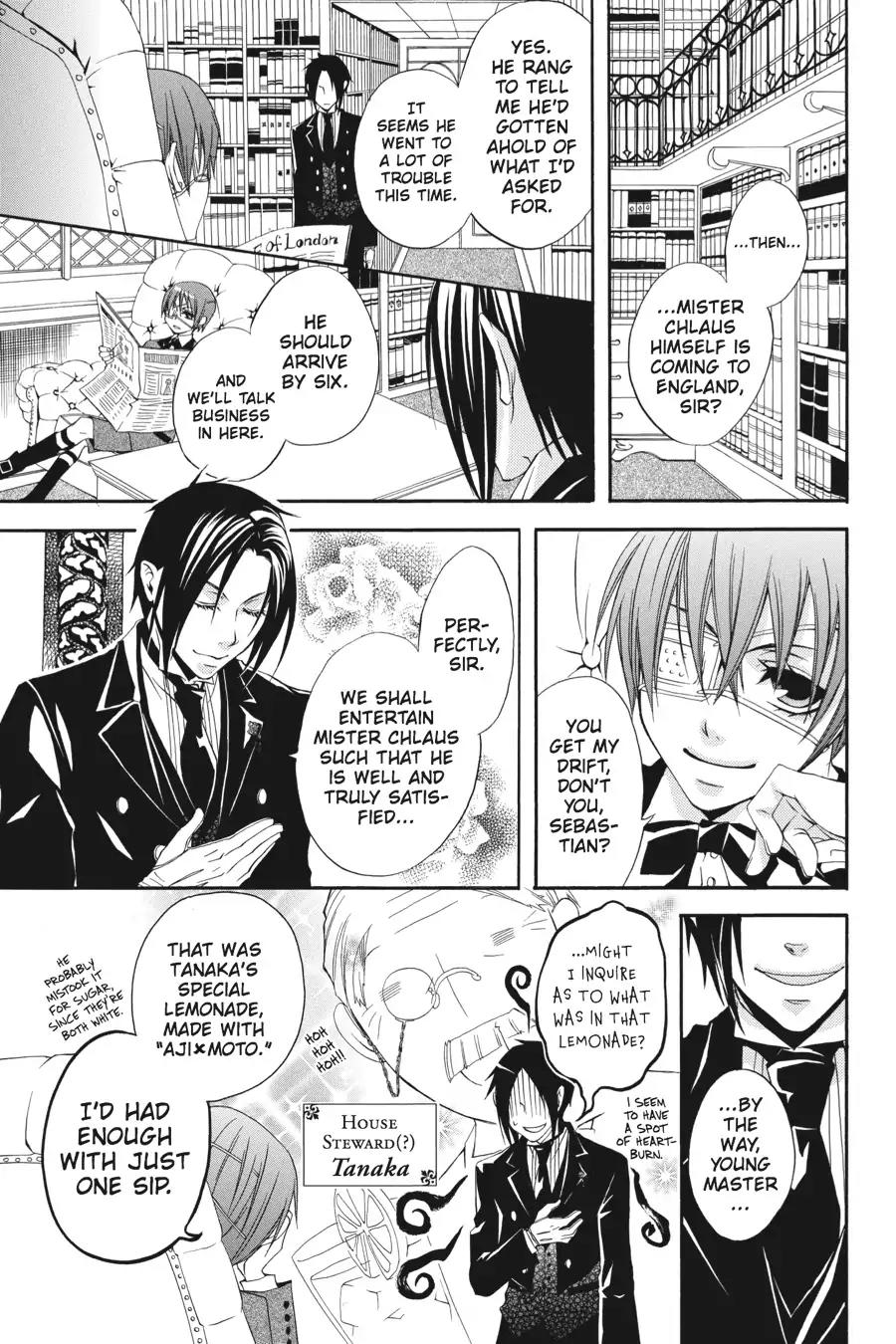 Kuroshitsuji Chapter 1 page 12 - Chapter 1: In the morning: The Butler, Skilled