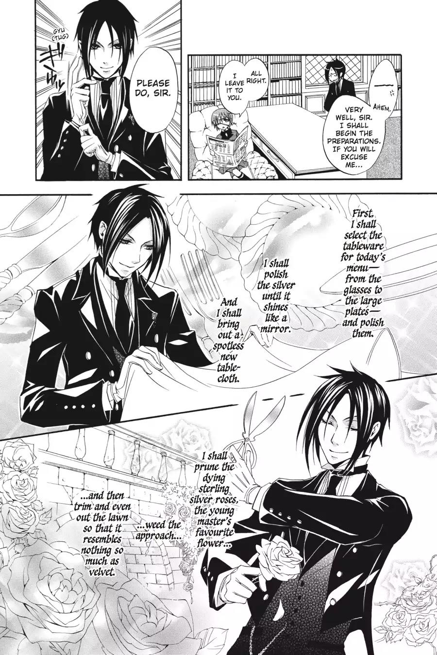Kuroshitsuji Chapter 1 page 13 - Chapter 1: In the morning: The Butler, Skilled