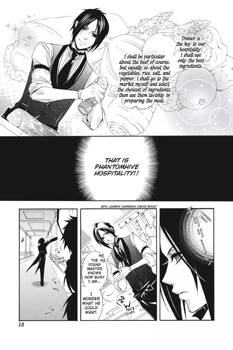 Kuroshitsuji Chapter 1 page 14 - Chapter 1: In the morning: The Butler, Skilled
