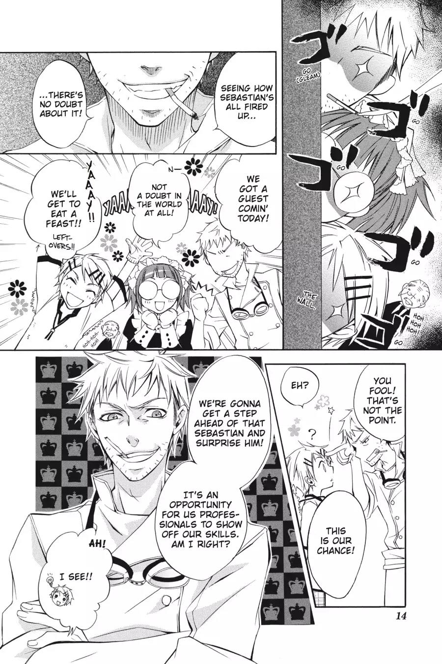 Kuroshitsuji Chapter 1 page 15 - Chapter 1: In the morning: The Butler, Skilled
