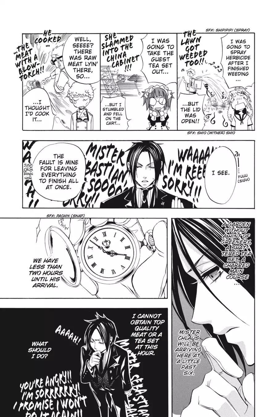 Kuroshitsuji Chapter 1 page 18 - Chapter 1: In the morning: The Butler, Skilled