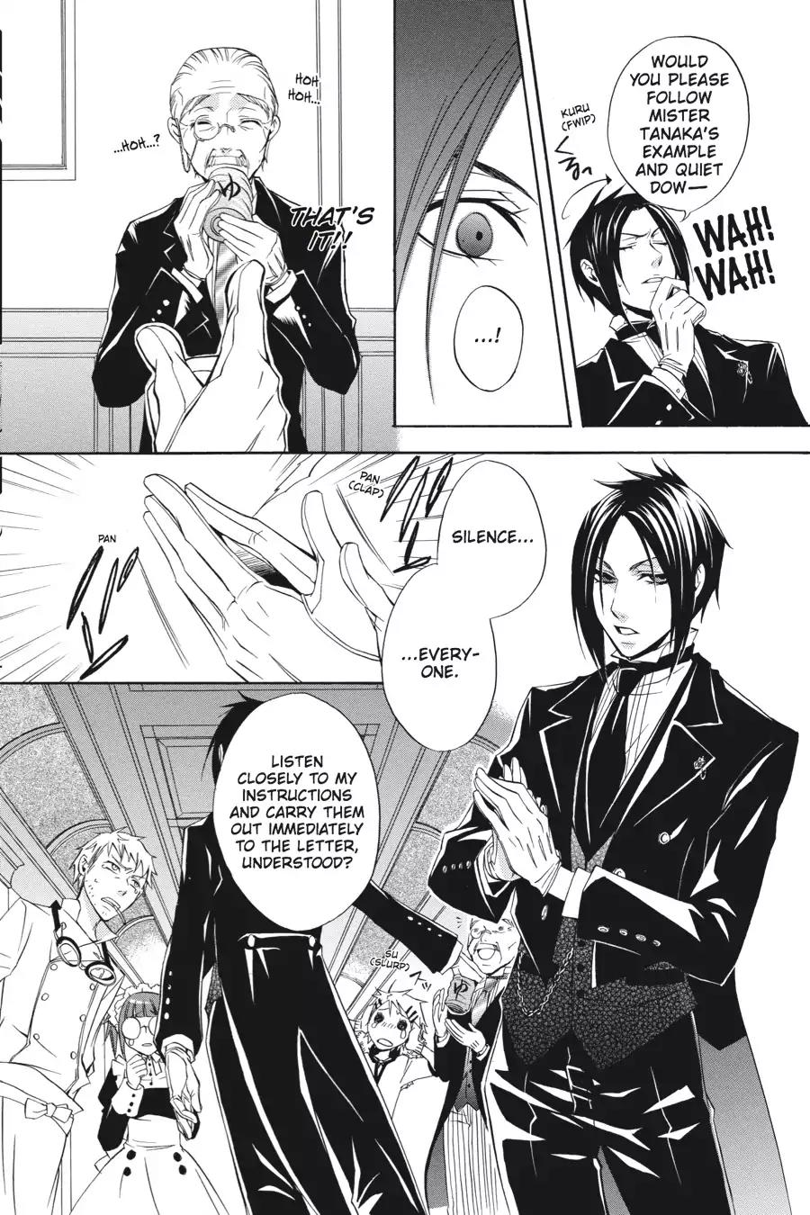 Kuroshitsuji Chapter 1 page 19 - Chapter 1: In the morning: The Butler, Skilled