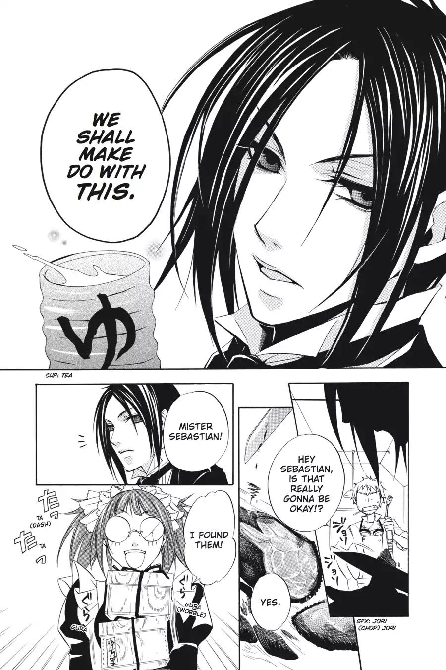Kuroshitsuji Chapter 1 page 20 - Chapter 1: In the morning: The Butler, Skilled