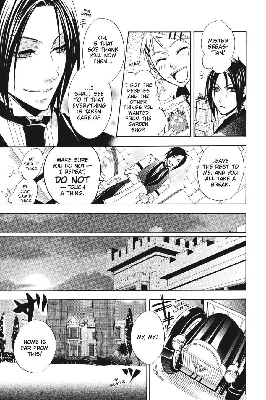Kuroshitsuji Chapter 1 page 22 - Chapter 1: In the morning: The Butler, Skilled
