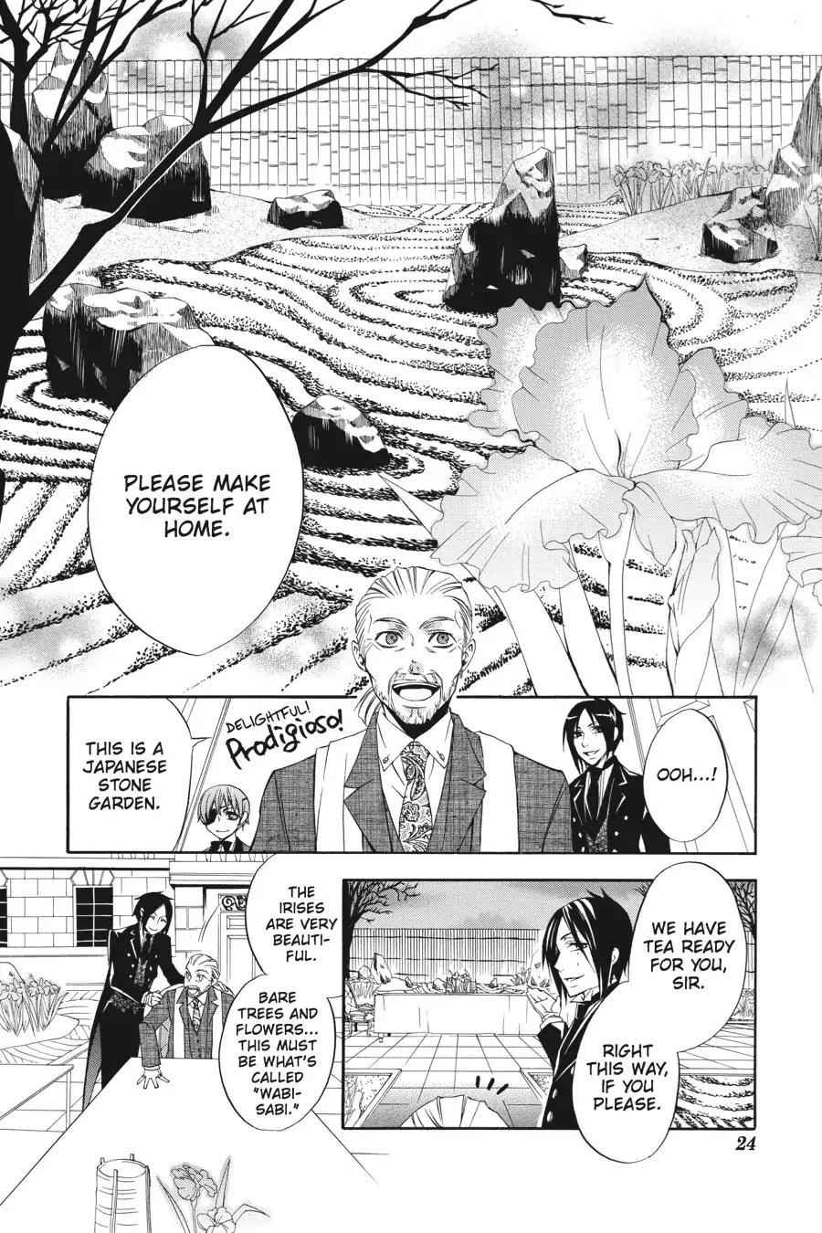 Kuroshitsuji Chapter 1 page 25 - Chapter 1: In the morning: The Butler, Skilled